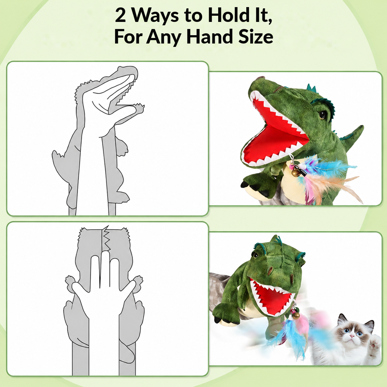 Rexplay 🦖 Give the claws something else to catch.