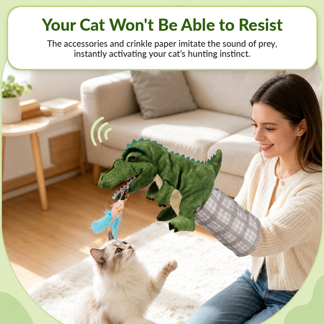 Rexplay 🦖 Give the claws something else to catch.