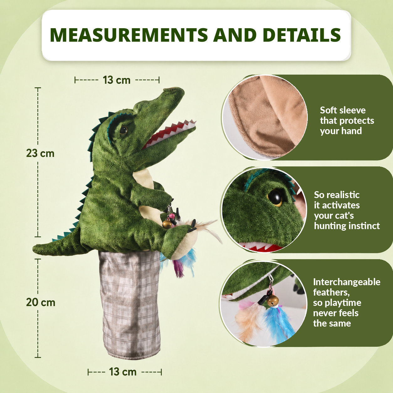 Rexplay 🦖 Give the claws something else to catch.
